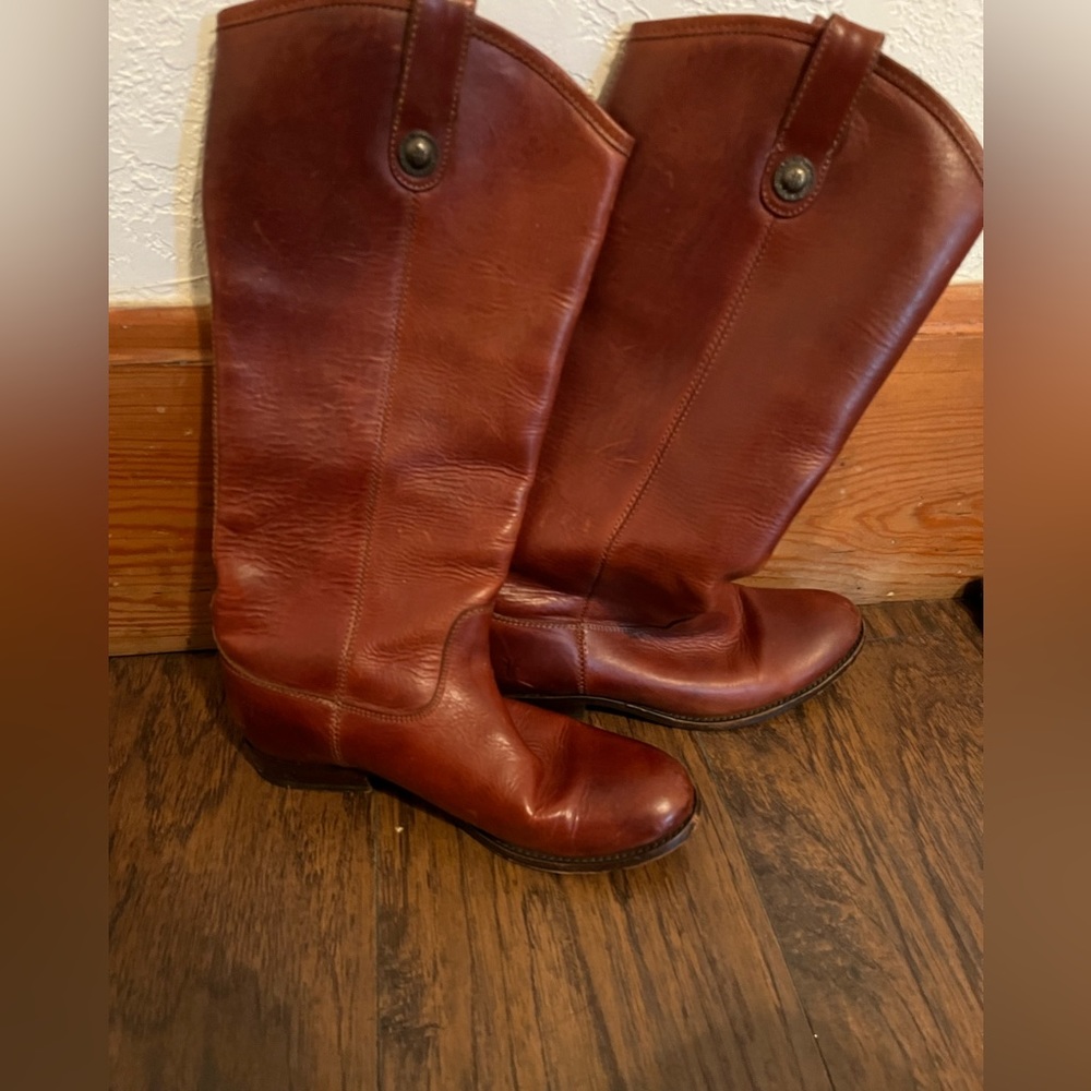 FRYE High Boots - Brown Leather
